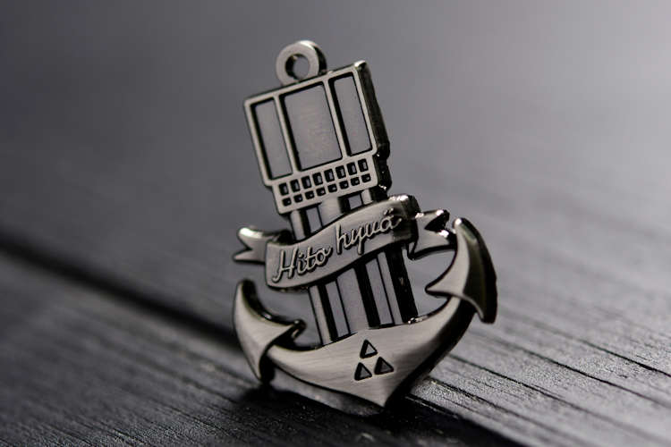 Product or Brand labels cast from metal