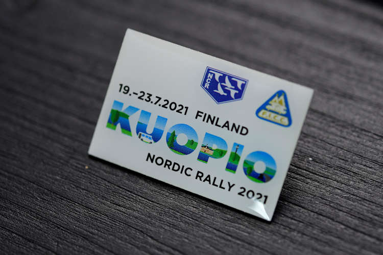 Printed epoxy doming pins