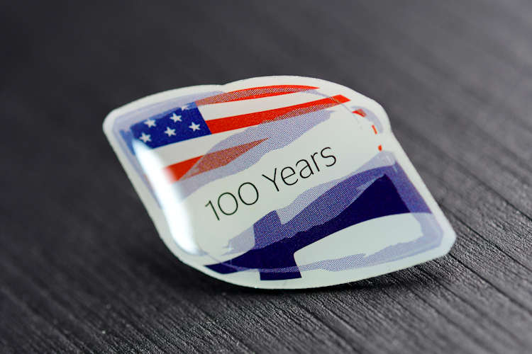 Printed epoxy doming pins