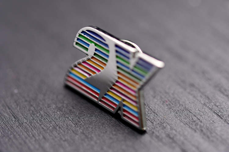 Enamel painted lapel pins