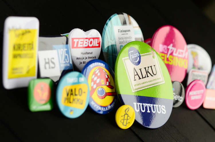 Buttons og <span class=