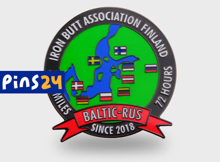 Proofing metal lapel pins